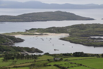 Le Ring of Kerry, en Irlande, l'un des itin&eacute;raires les plus c&eacute;l&egrave;bres au monde pour ses paysages c&ocirc;tiers
