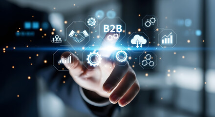 B2B Business &ndash; Professional Corporate Partnership and Enterprise Concept