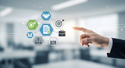 B2B Business &ndash; Professional Corporate Partnership and Enterprise Concept