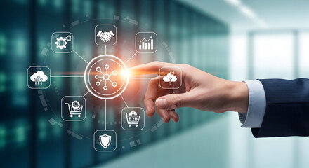 B2B Business &ndash; Professional Corporate Partnership and Enterprise Concept