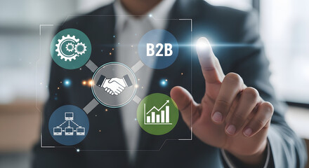 B2B Business &ndash; Professional Corporate Partnership and Enterprise Concept