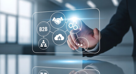 B2B Business &ndash; Professional Corporate Partnership and Enterprise Concept