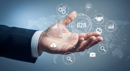 B2B Business &ndash; Professional Corporate Partnership and Enterprise Concept