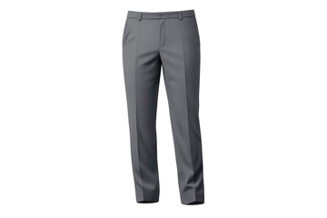 Stylish Grey Trousers, Dress Pants with a transparent background image.