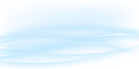 Obraz premium Modern blue wave background design, vector illustration