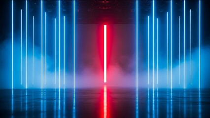 Abstract colorful waves of glowing lines forming a bright digital background with a modern and energetic feel