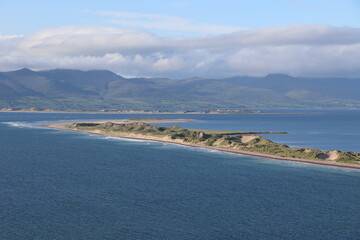 Paysage c&ocirc;tier spectaculaire du comt&eacute; de Kerry le long du Ring of Kerry, &agrave; Rossbeigh
