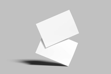 A5 Landscape Mockup Design Blank