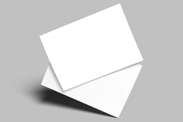 A5 Landscape Mockup Design Blank