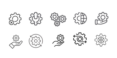 Minimal Settings Icons Set