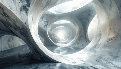 Arrière-plan de galeries labyrinthiques 