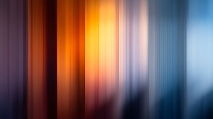 Vertical Abstract Streaks of Warm and Cool Colors Blended lines photo