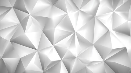 Abstract Geometric Polygonal photo White Surface with Light Reflections background