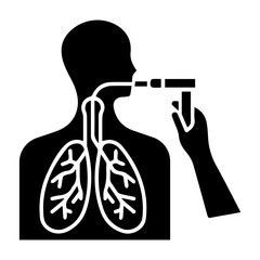Asthma Inhaler Icon