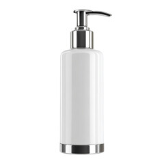Obraz premium Minimal Lotion or Soap Pump Bottle Template Cutout