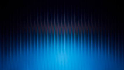 Abstract blue gradient background with vertical lines creating a wavelike pattern suitable for various design projects and digital artwork applications in modern aesthetics