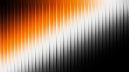 Abstract gradient background with orange, black, and white colors creating a visually striking and modern design suitable for various creative projects and digital applications © Muin