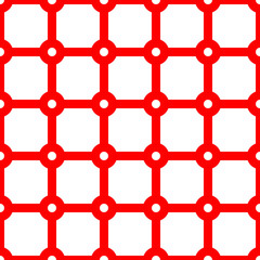 Checks, dots wallpaper. Seamless geometric pattern. Squares background. Polygons ornament. Geometrical motif. Digital paper. Textile print. Web design. Vector.