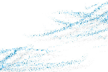 Blue and White Glitter Swirl Background