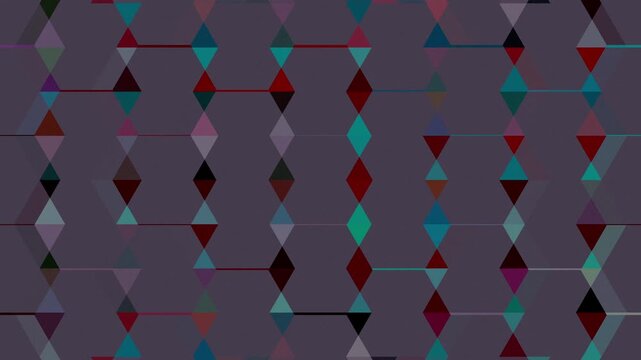 striped triangle pattern flow, seamless geometric loop