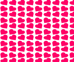 Romantic red heart seamless pattern background for valentines love designs