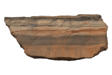 Layered rock formation