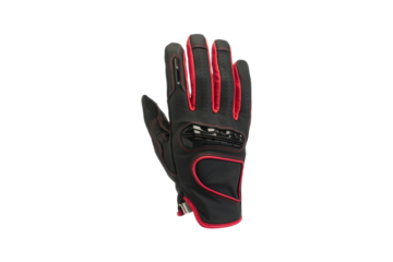 Black and Red Racing Glove Isolated