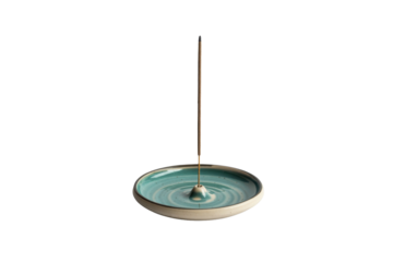 Burning Incense Stick on Holder
