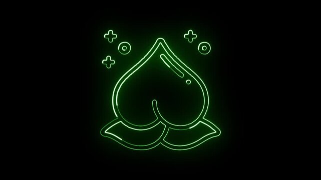 Peach free icon vector illustration flat fruit symbol isolated on white background