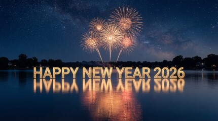 Happy new year 2026 celebration