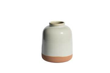Ceramic Vase with Two-Tone Design