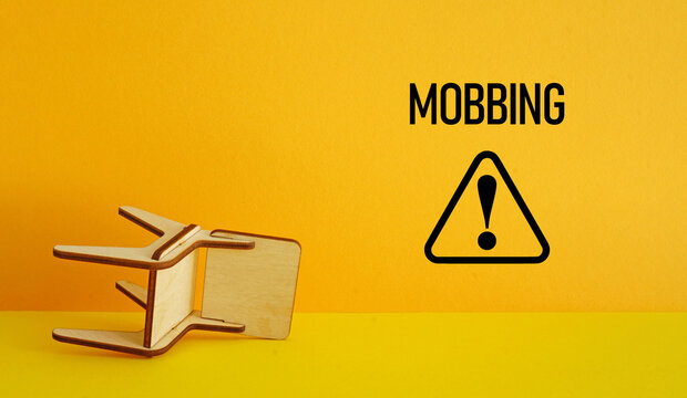 Workplace Mobbing and Psychological Pressure Concept with Employee Isolation. Toxic Office Environment and Harassment
