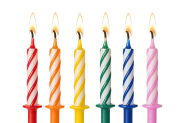 Colorful Birthday Candles