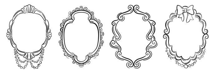 Decorative Coquette Frames