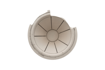 Isolated Concrete Element with Transparent Background