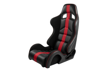 Racing seat isolated