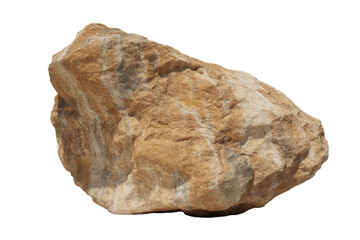 Rock isolated on transparent background