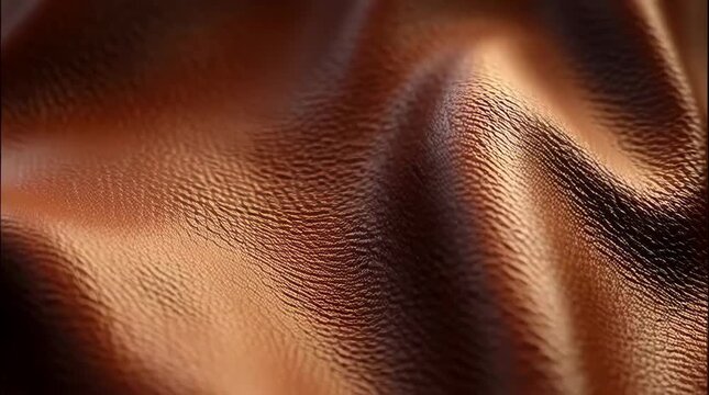 Exploring Texture in Close Up Leather Surface in Abstract Visual