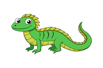 Fototapeta premium Basilisk animal victor art illustration