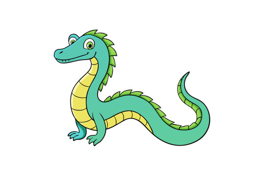Basilisk animal victor art illustration