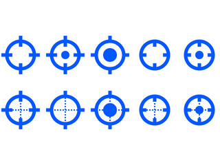 現在地・ターゲットスコープアイコンセット