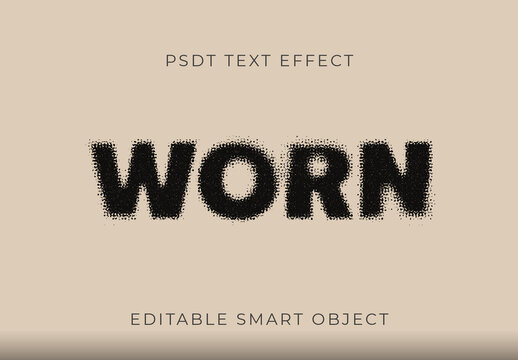 Grain Dust Text Effect