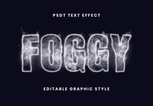 Foggy Smoke Text Effect