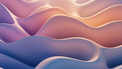 Abstract wavy pattern with gradient colors
