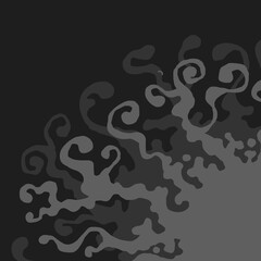 decorative sun illustration; ornamental solar corner adornment