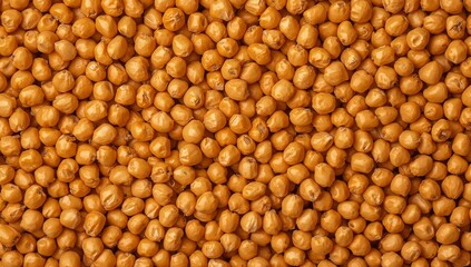 Golden Orbs. A Textured Abstract, Dense Composition of Rounded Forms and Warm Tones.