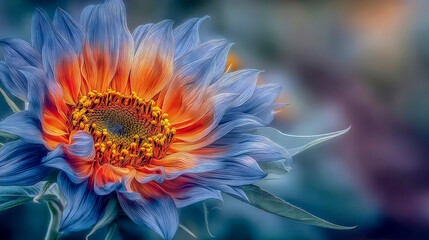Fractal art flowewr in bloom