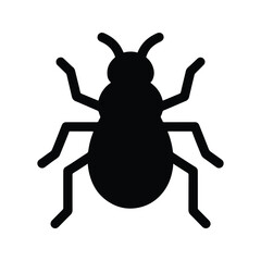 Insect silhouette small bug animal icon