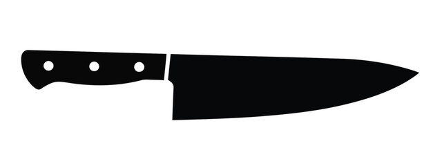 Kitchen knife vector icon cooking utensil