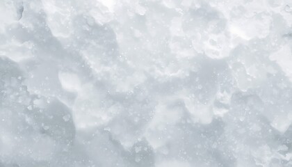 Obraz premium Minimal Snow and Ice Texture Background, Abstract Winter Landscape with White Snowflakes and Frost, High-Volume Holiday and Cold Weather Backdrop